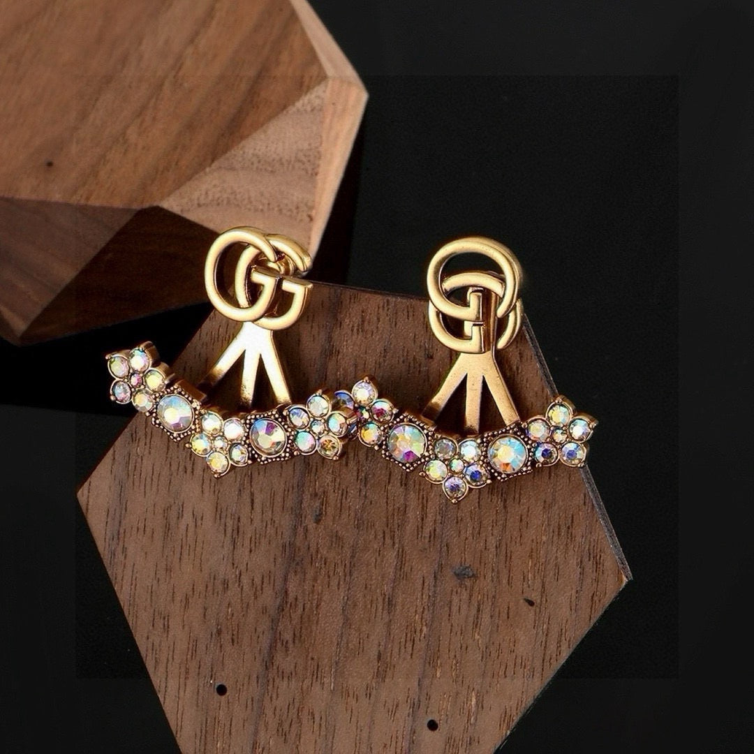 Gucci Pearl Double G Earrings