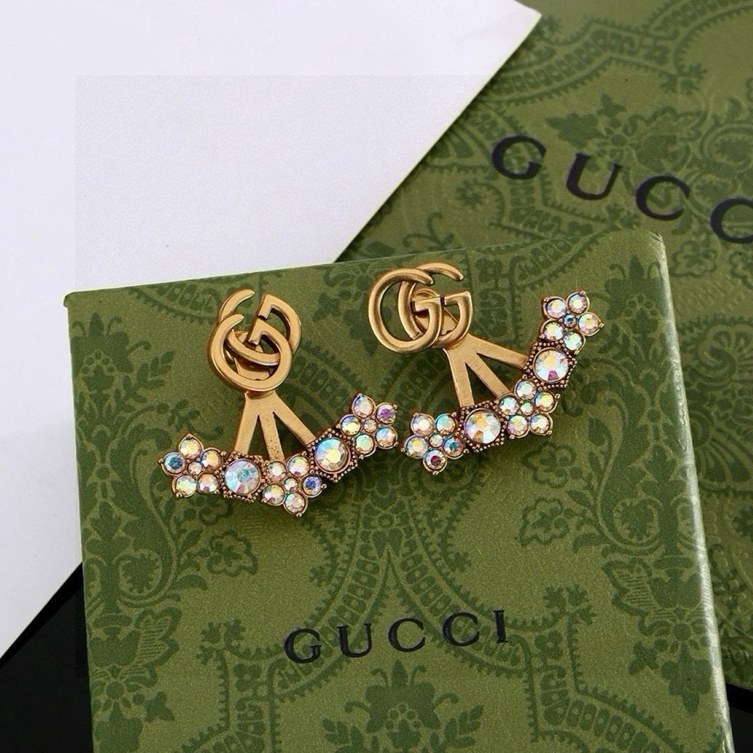 Gucci Pearl Double G Earrings