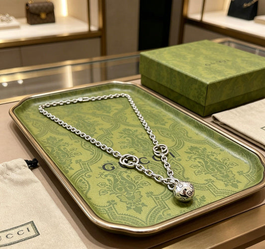 Gucci Vintage Double G Necklace