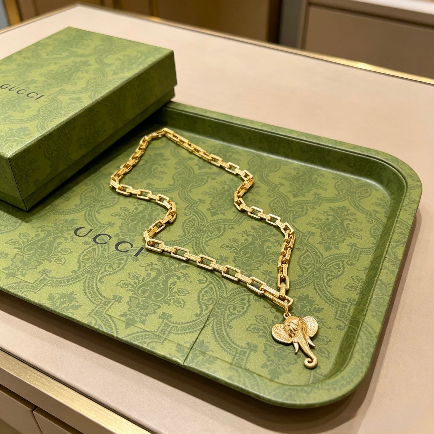 Gucci Vintage Double G Necklace