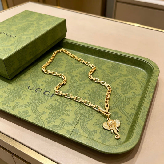 Gucci Vintage Double G Necklace