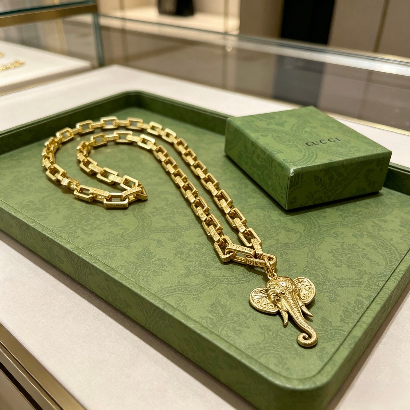 Gucci Vintage Double G Necklace