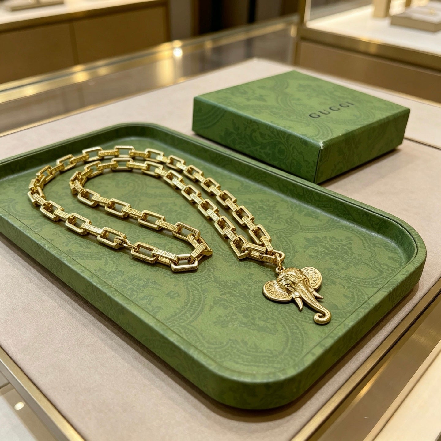 Gucci Vintage Double G Necklace