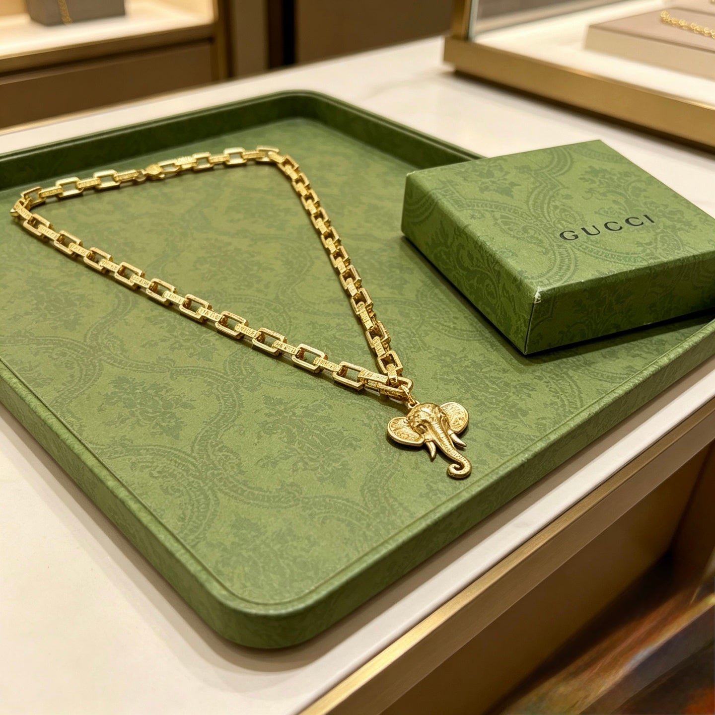 Gucci Vintage Double G Necklace