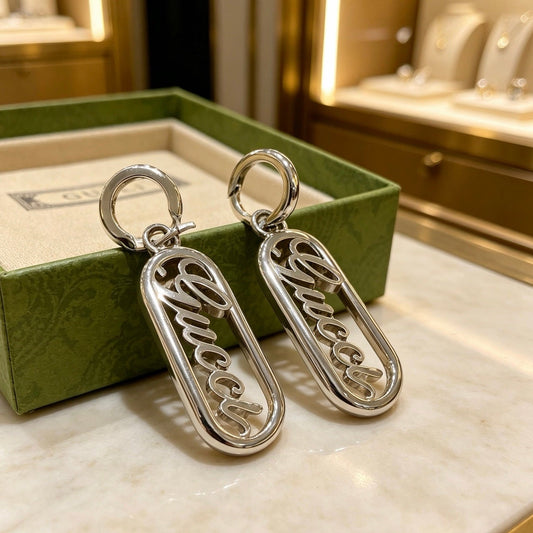 Gucci Vintage Double G Earrings