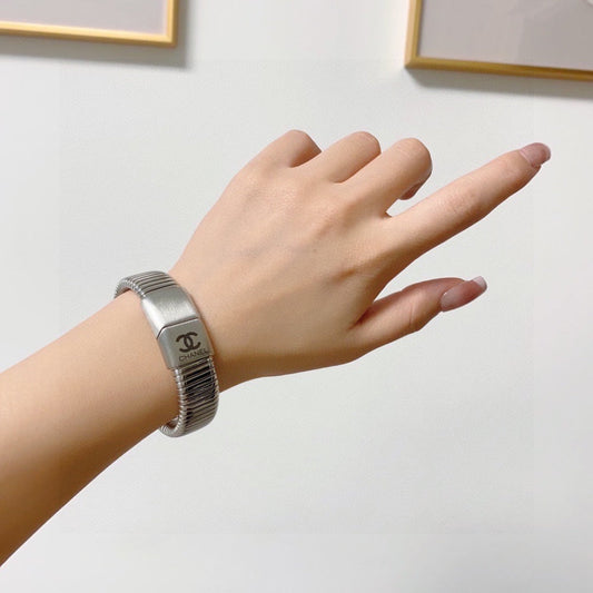 Chanel Stainless Steel Gold-Plated Bracelet