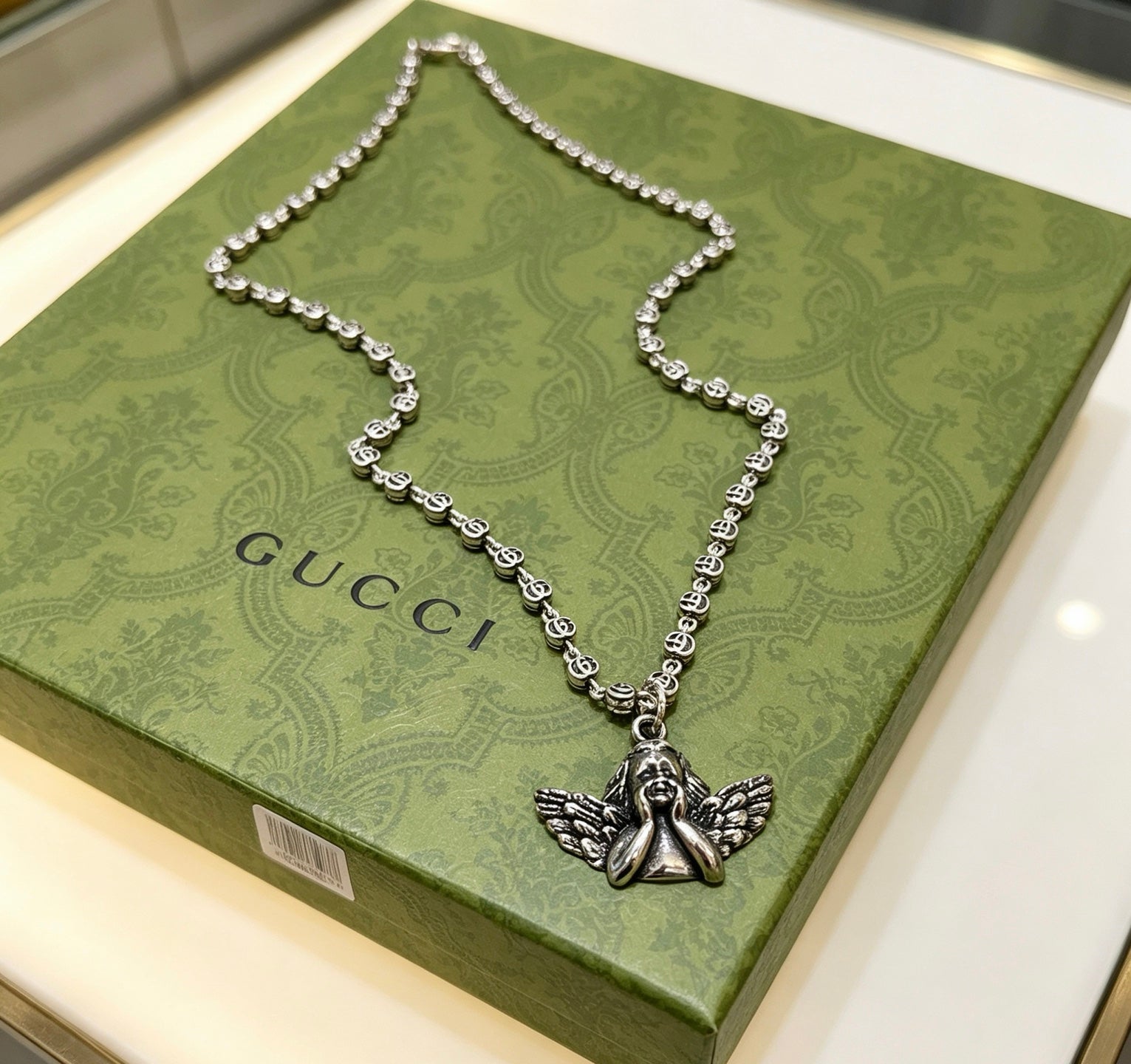 Gucci Vintage Double G Necklace