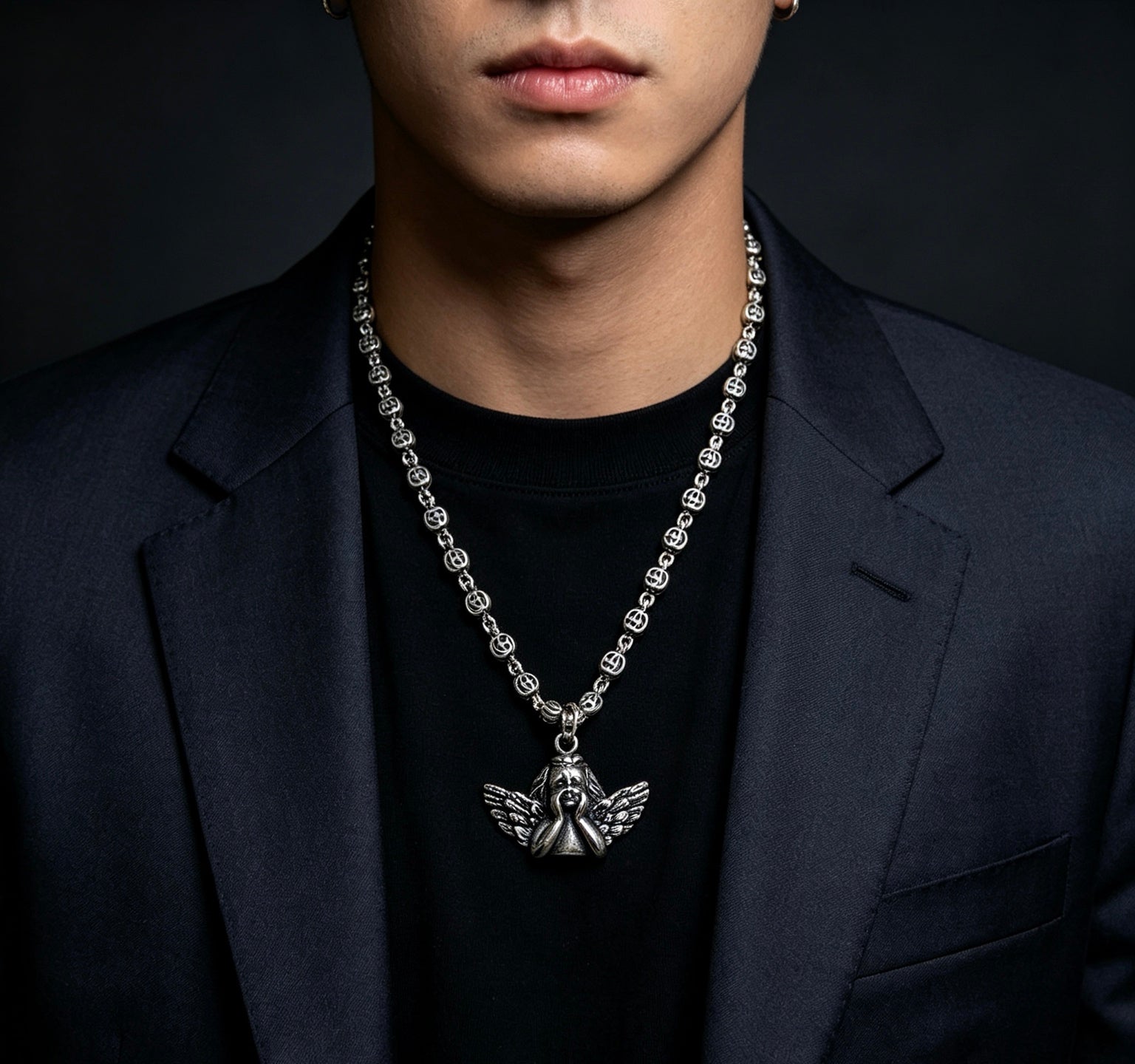 Gucci Vintage Double G Necklace