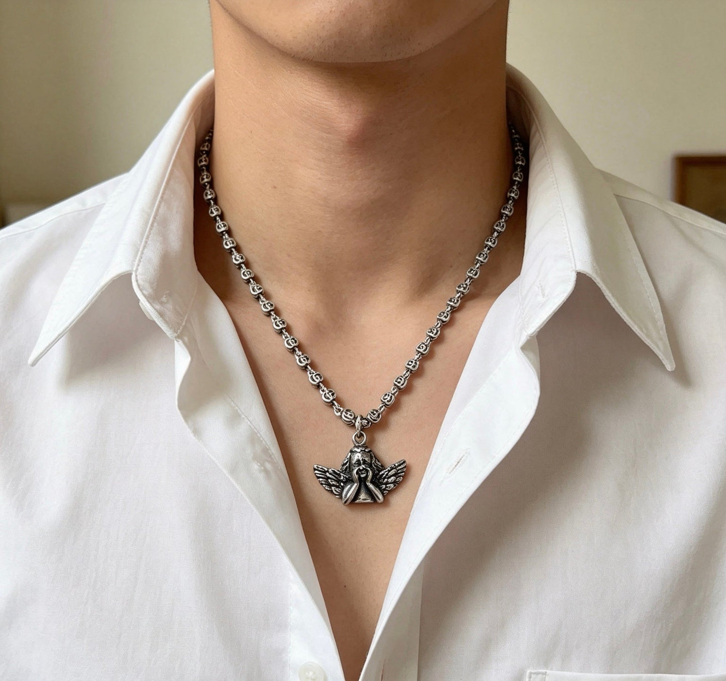Gucci Vintage Double G Necklace