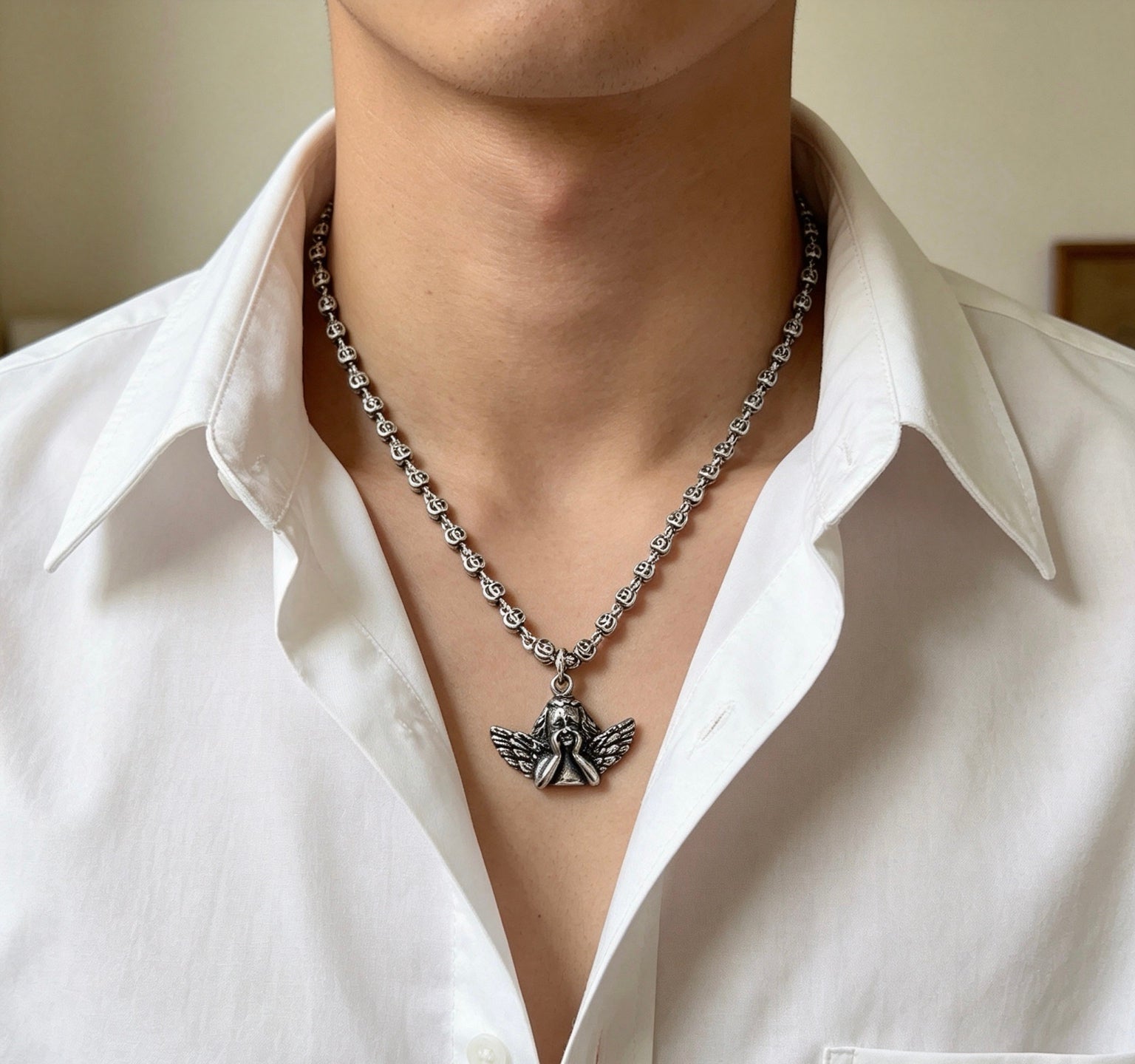 Gucci Vintage Double G Necklace
