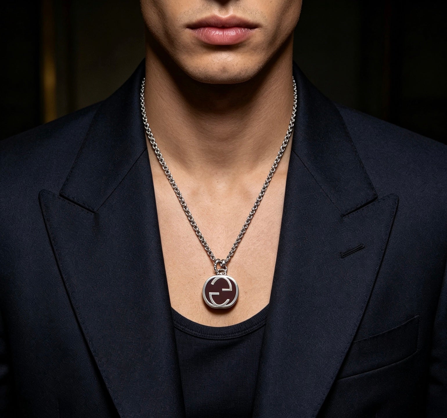 Gucci Vintage Double G Necklace