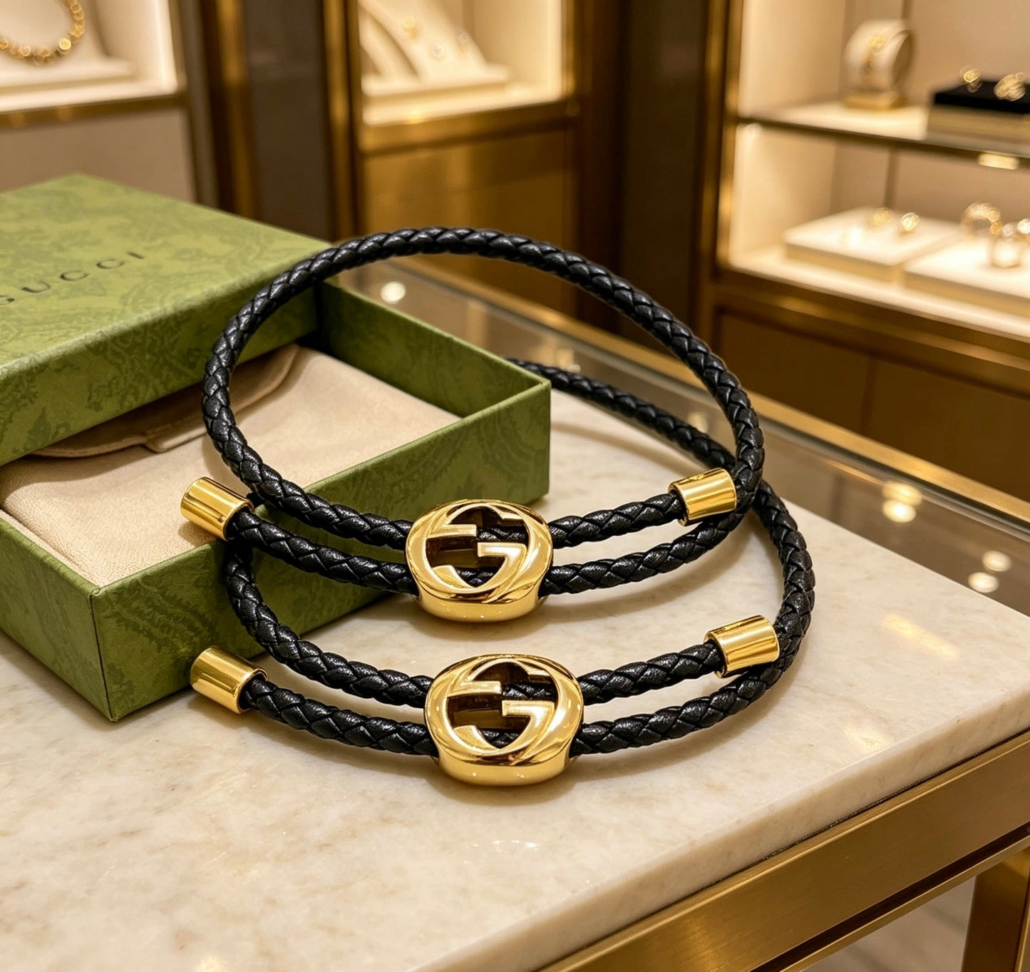 Gucci Leather Vintage Bracelet