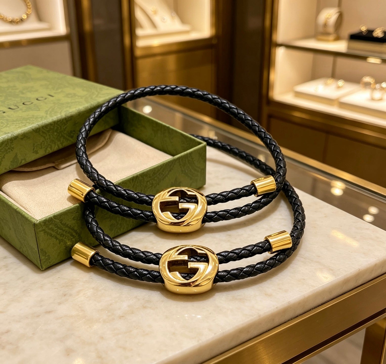 Gucci Leather Vintage Bracelet