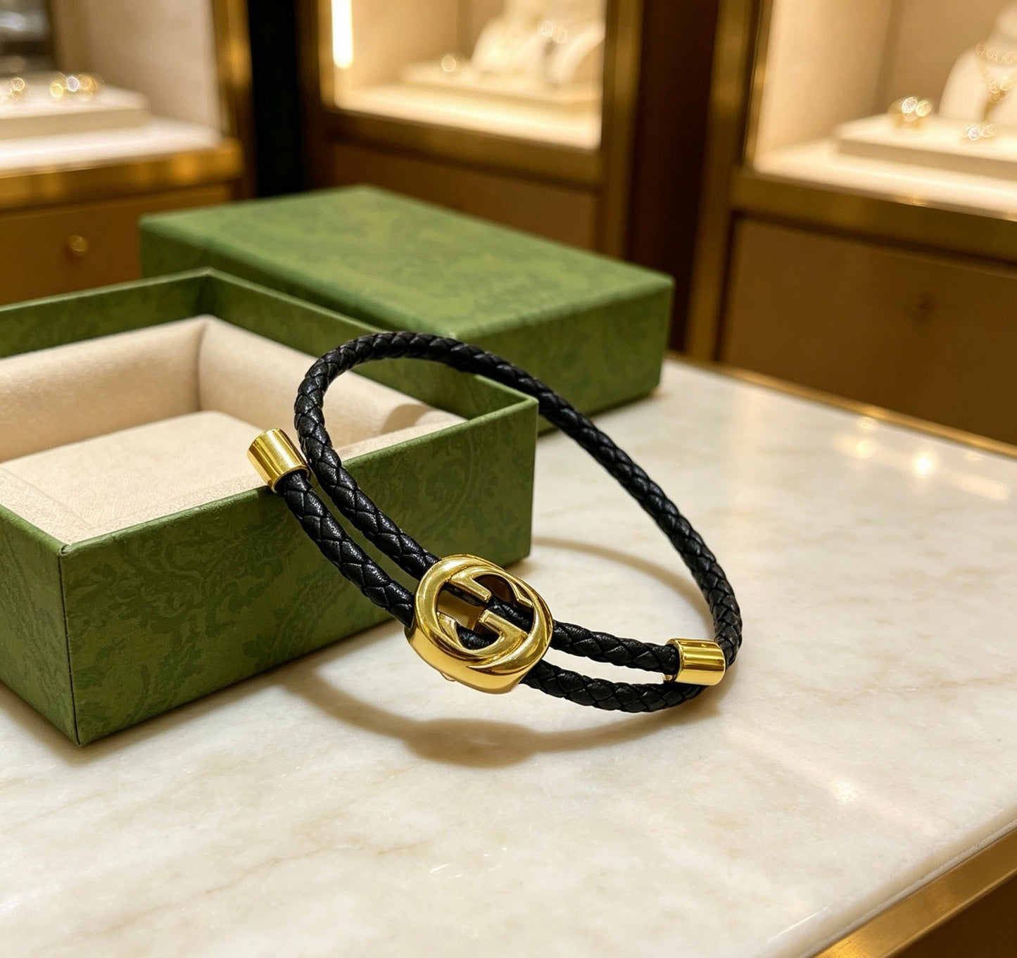 Gucci Leather Vintage Bracelet