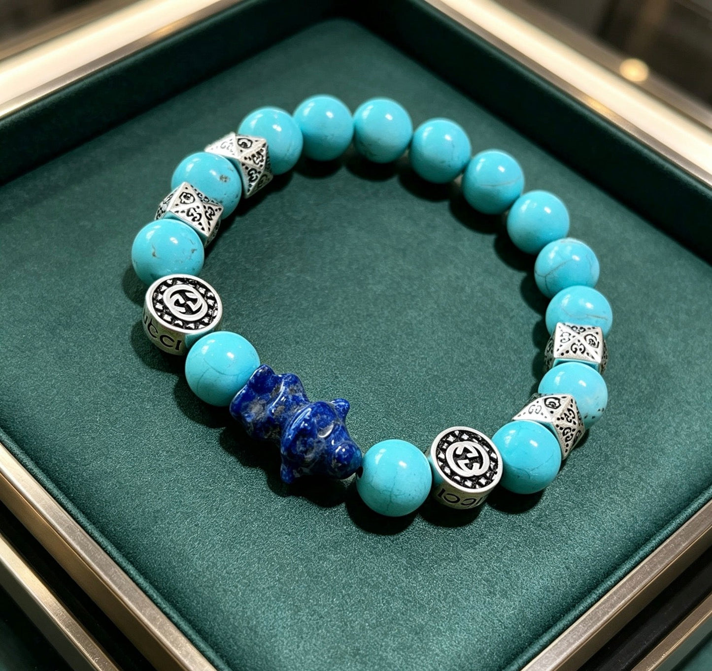 Gucci Crystal Double G Bracelet