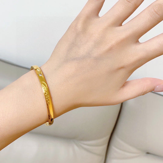 18K Gold-Plated Cartier Bracelet
