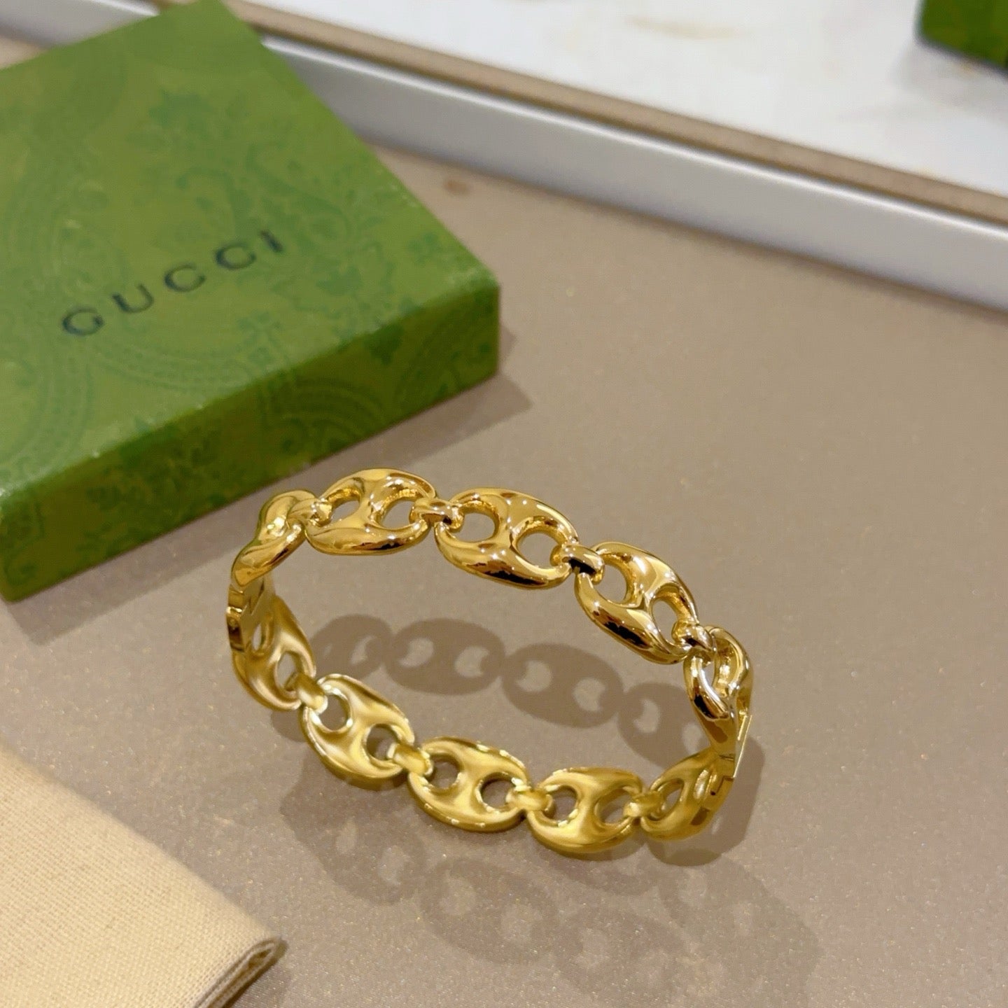 Gucci Vintage Double G Bracelet