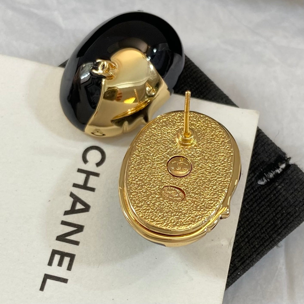 Chanel Enamel Vintage Earrings
