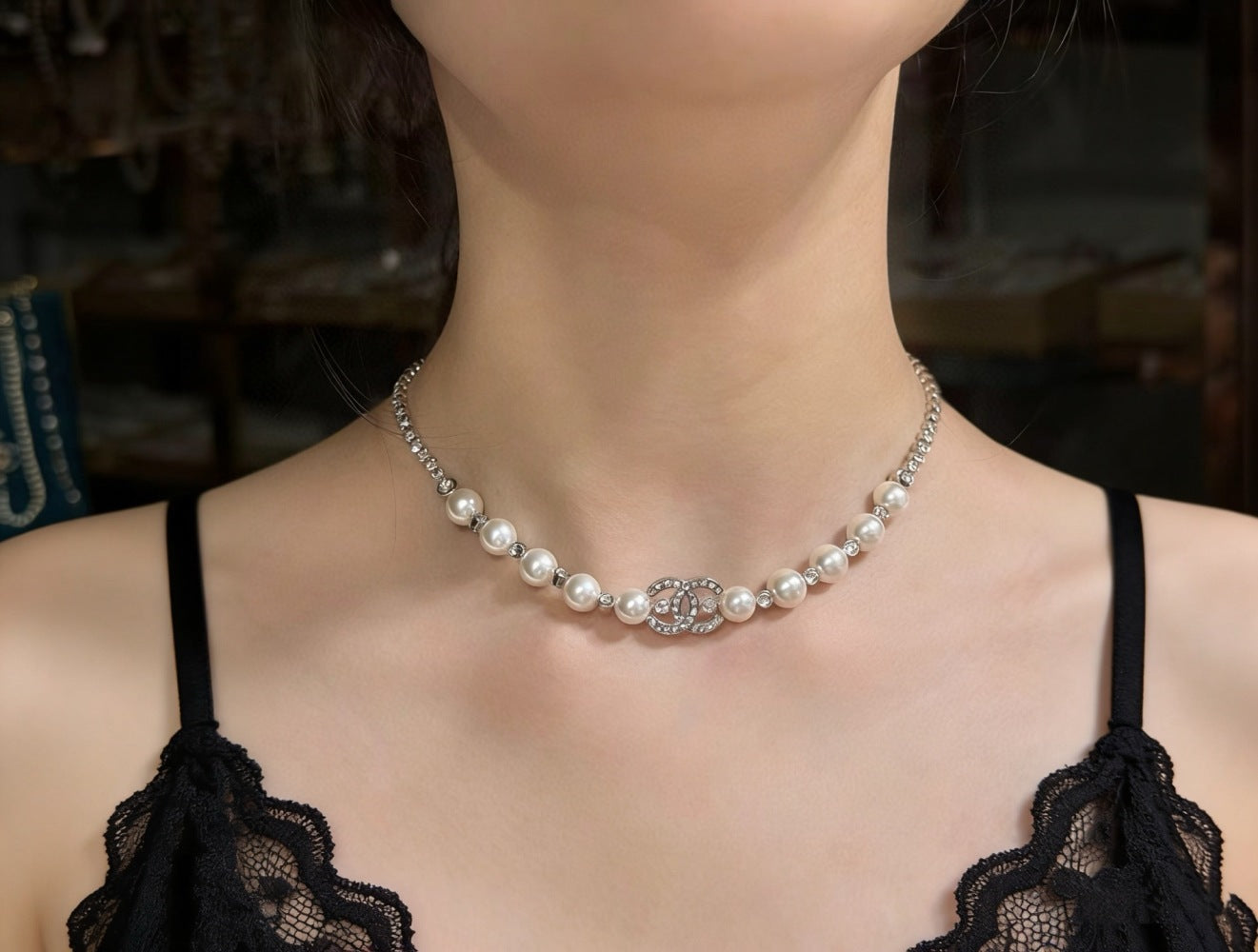 Chanel Double C Necklace