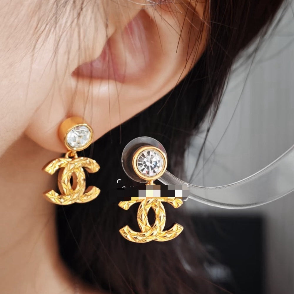 Chanel Double C Earrings