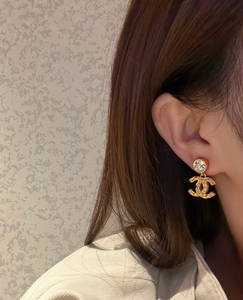 Chanel Double C Earrings
