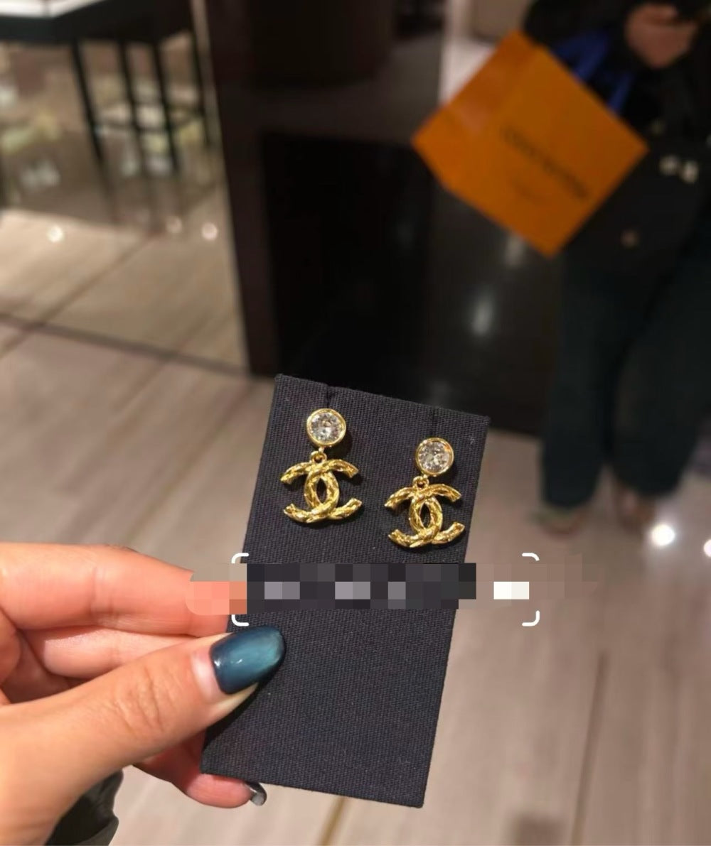Chanel Double C Earrings