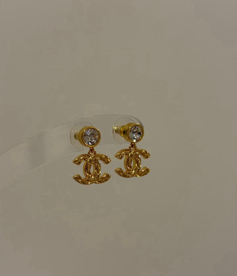 Chanel Double C Earrings