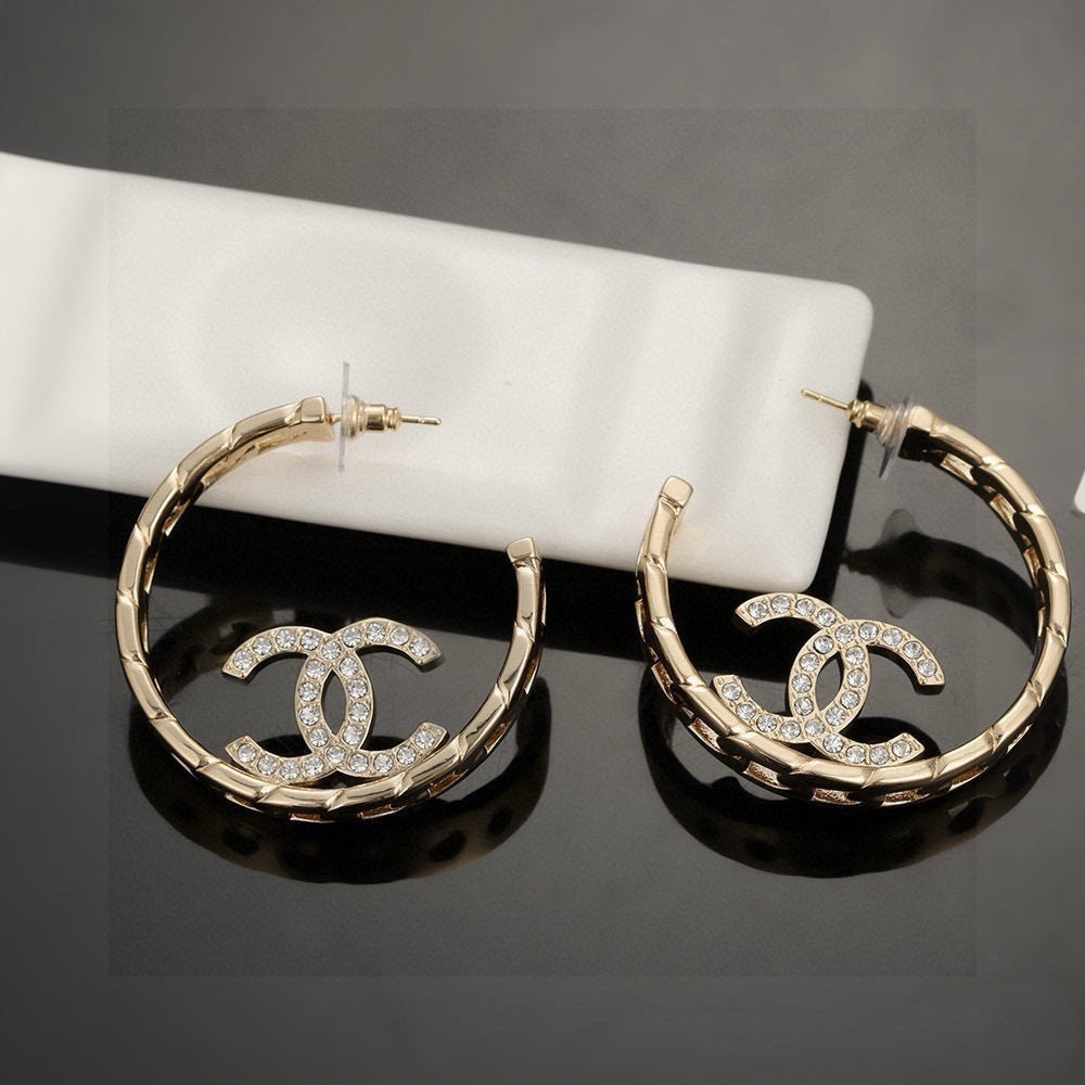 Chanel Brass Earrings