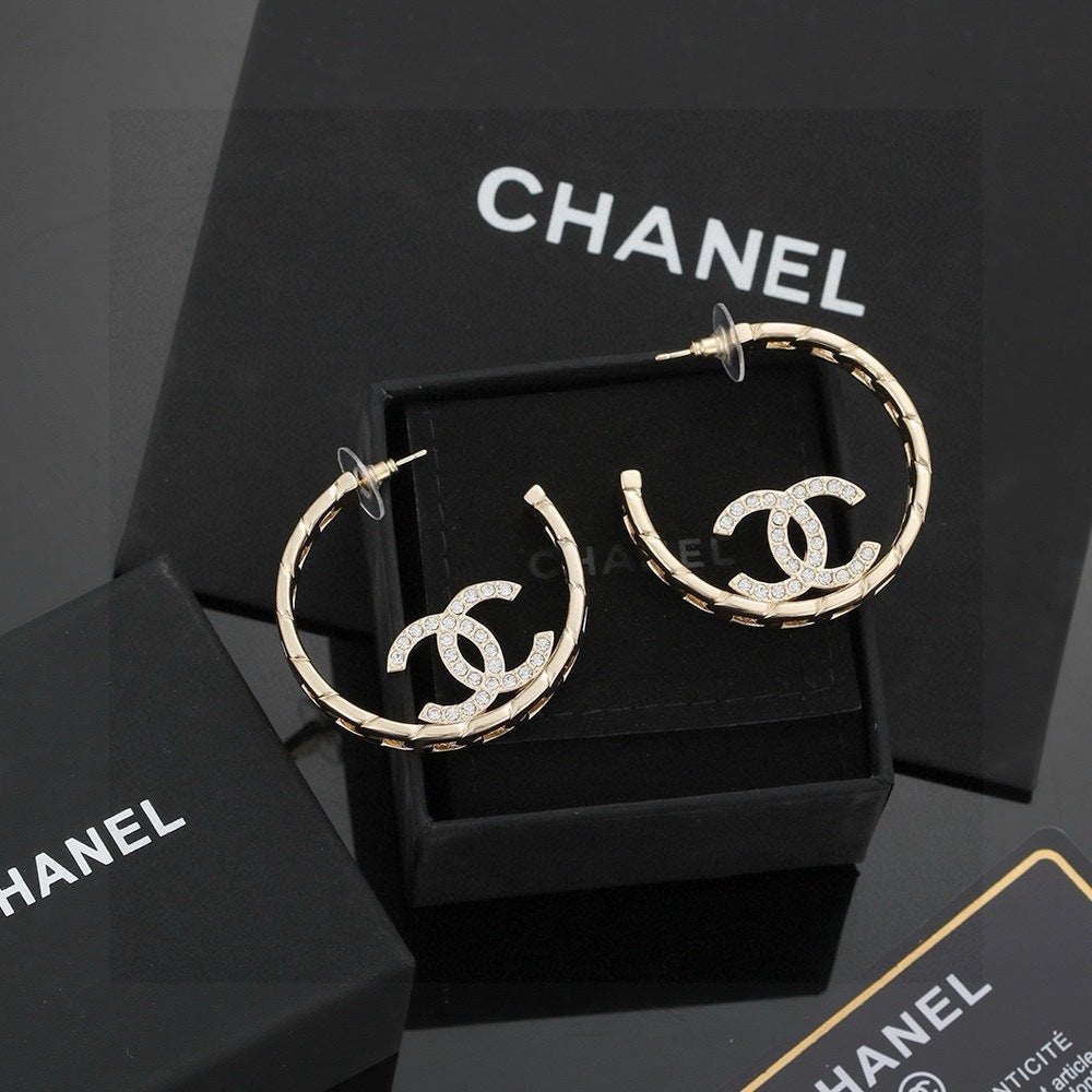 Chanel Brass Earrings
