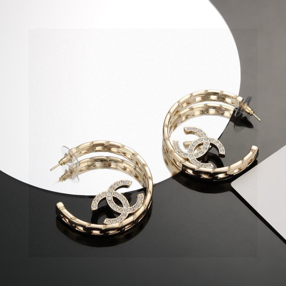 Chanel Brass Earrings