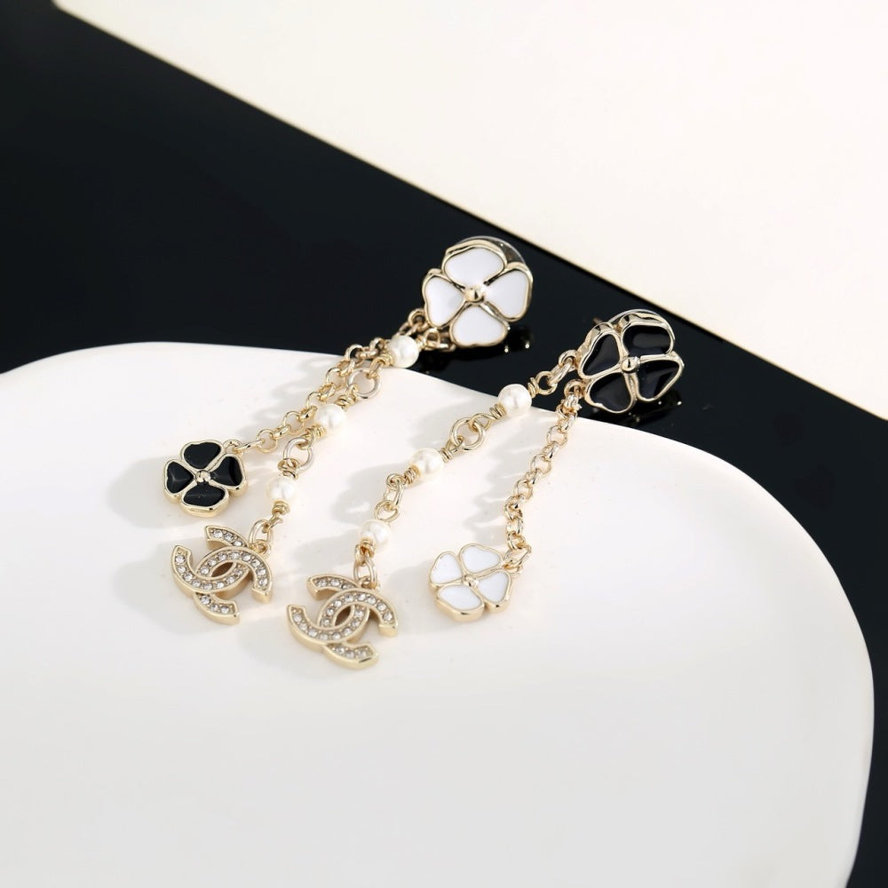 Chanel Camellia Earrings