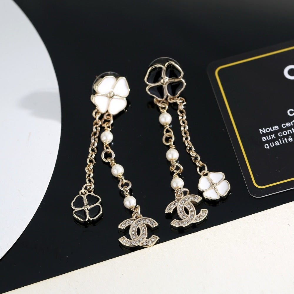 Chanel Camellia Earrings