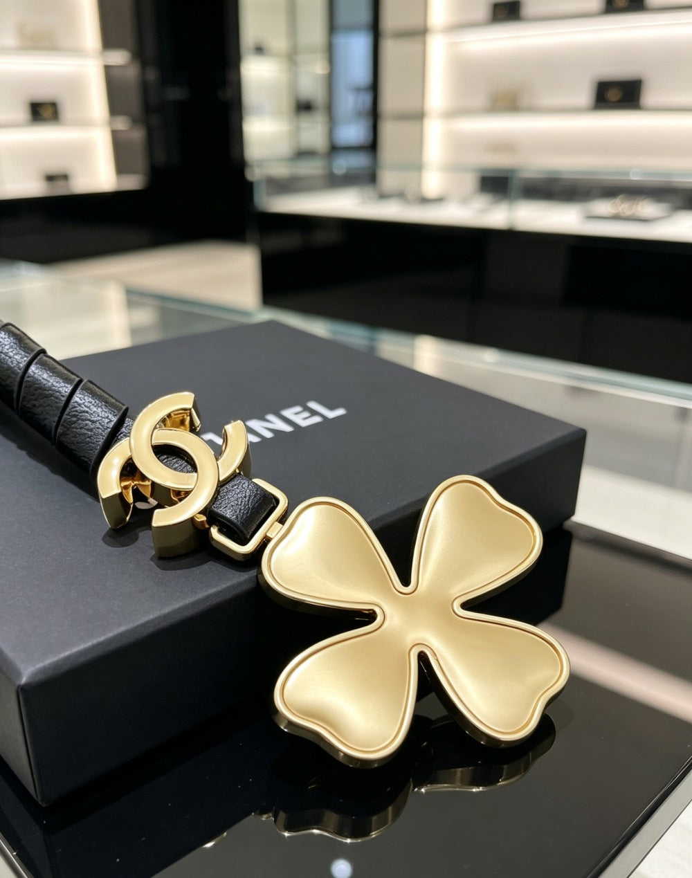 Chanel Double C Keychain