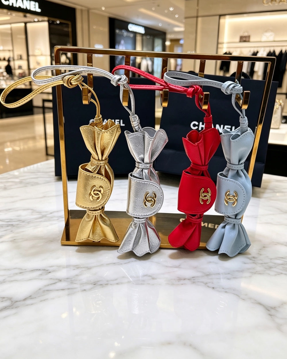 Chanel Lambskin Vintage Keychain