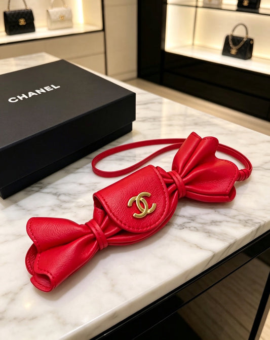 Chanel Lambskin Vintage Keychain