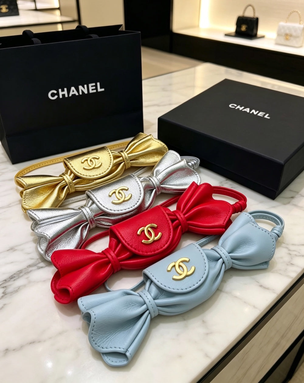 Chanel Lambskin Vintage Keychain