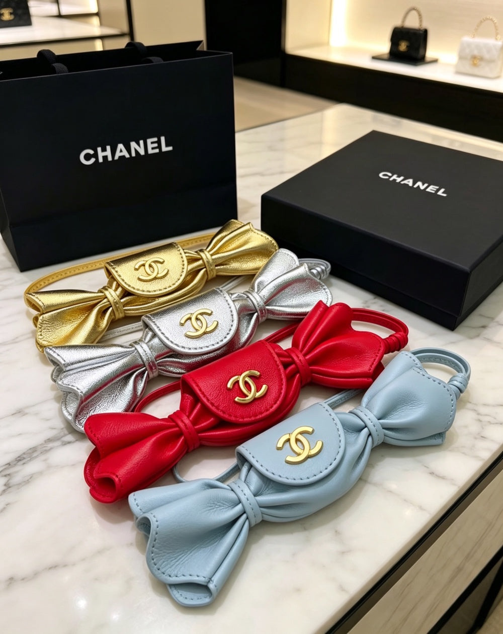 Chanel Lambskin Vintage Keychain