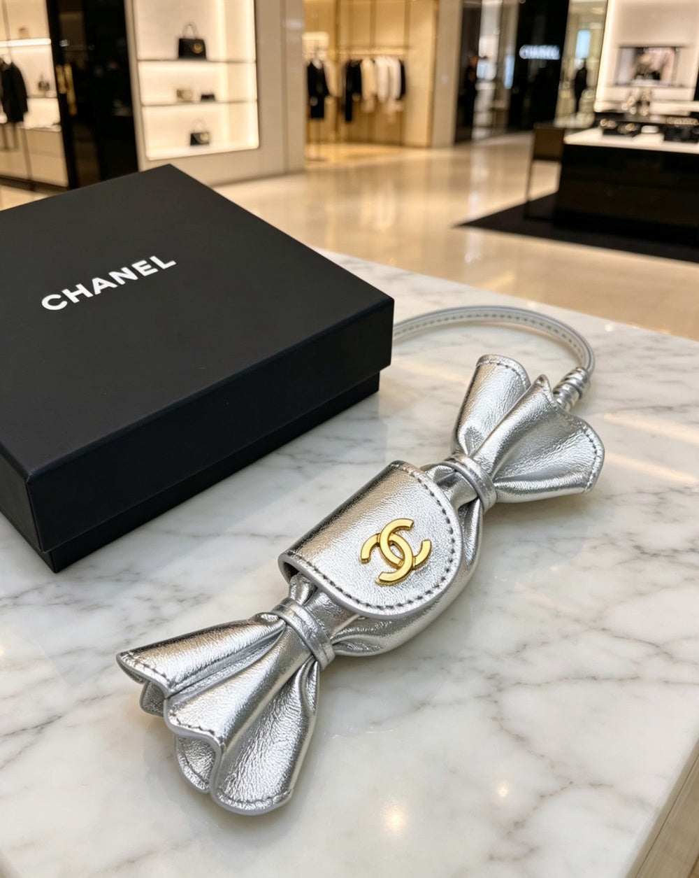 Chanel Lambskin Vintage Keychain