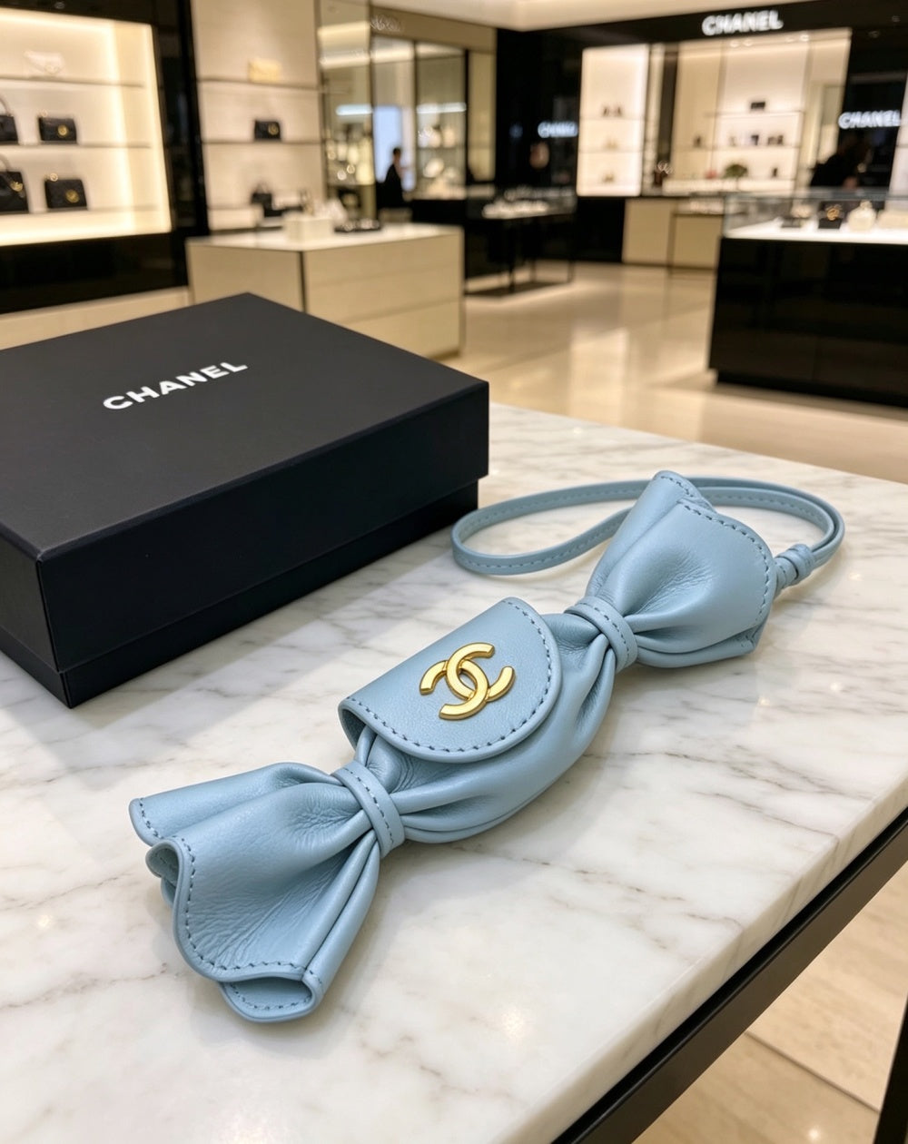 Chanel Lambskin Vintage Keychain