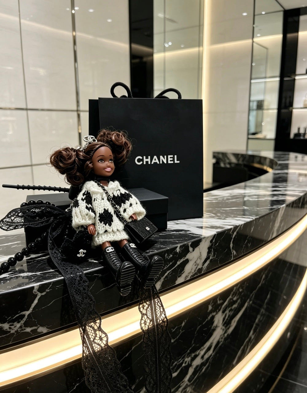 Chanel Vintage Keychain