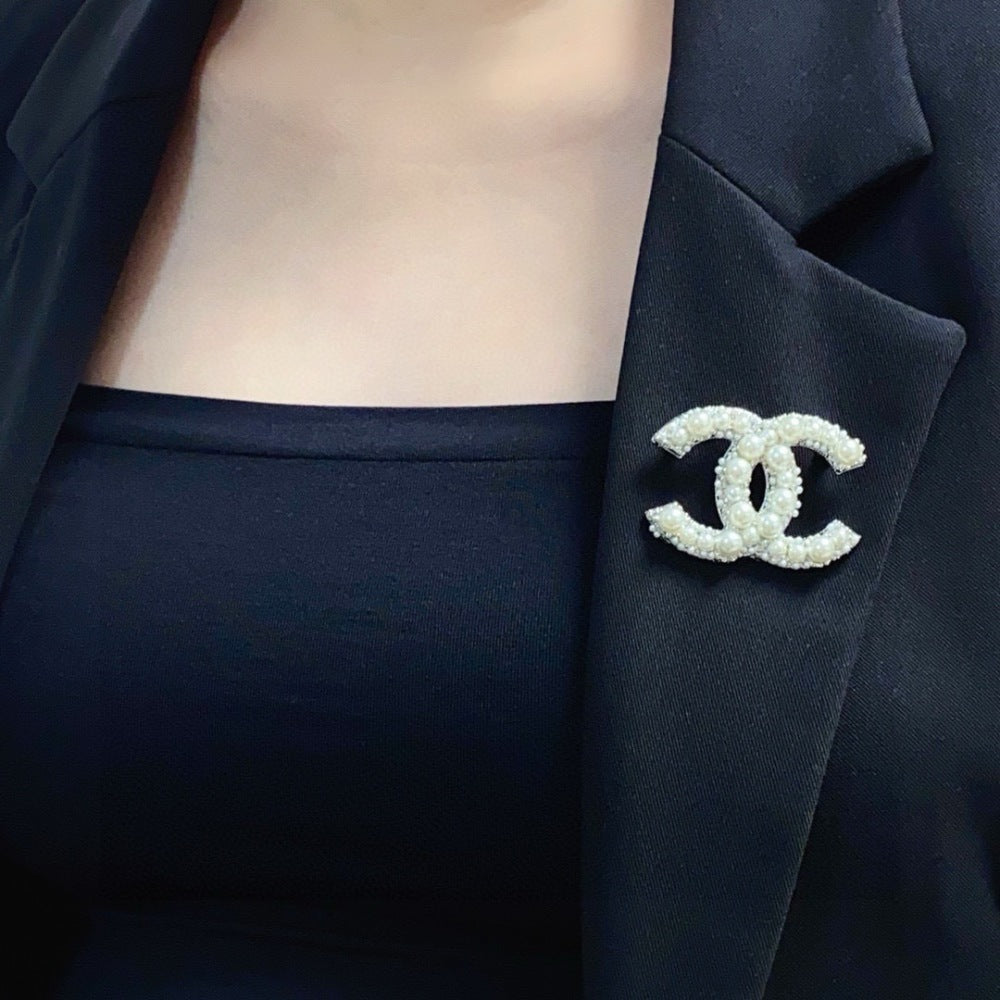 Chanel Pearl Brooch