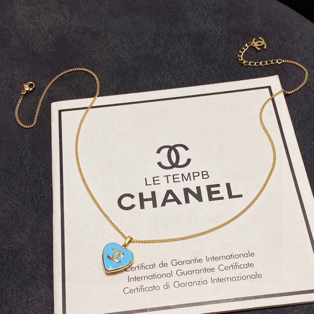 Chanel Stainless Steel Gold-Plated Necklace