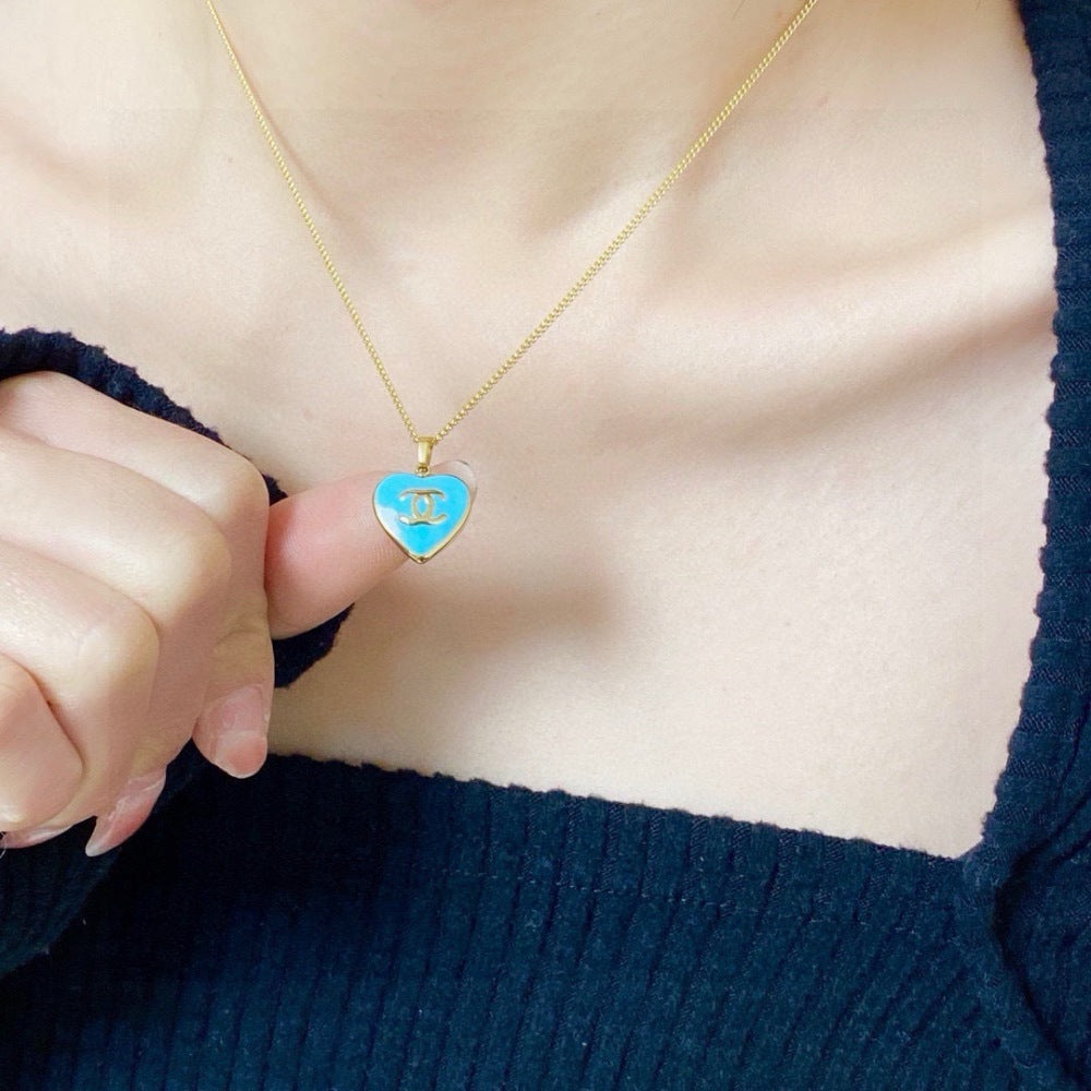Chanel Stainless Steel Gold-Plated Necklace