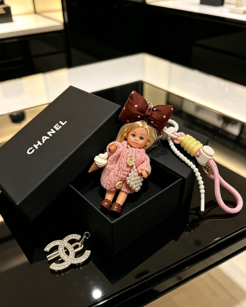 Chanel Vintage Keychain