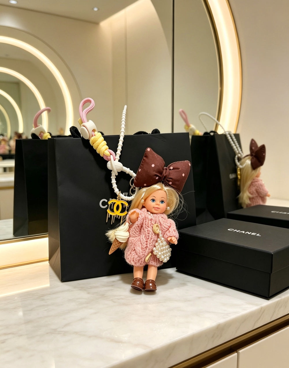 Chanel Vintage Keychain