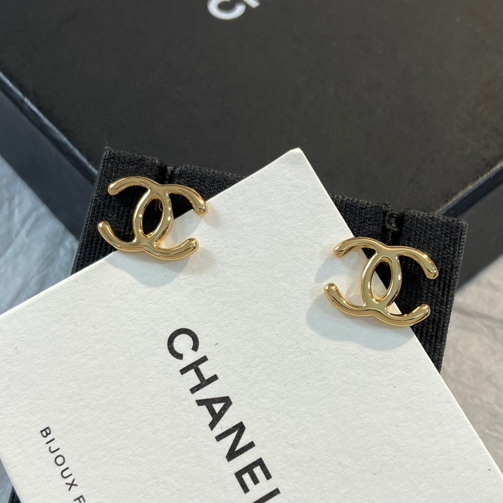 Chanel Vintage Double C Earrings