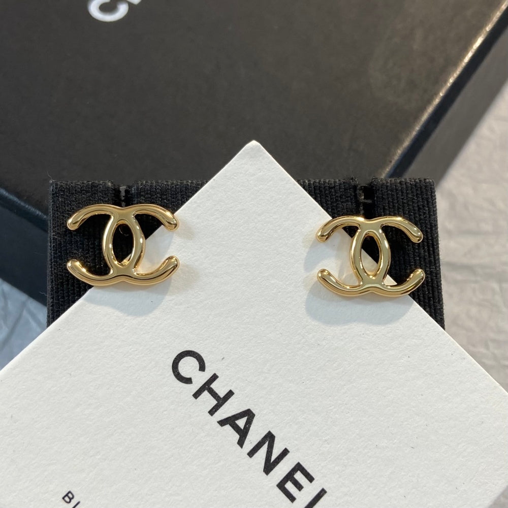 Chanel Vintage Double C Earrings