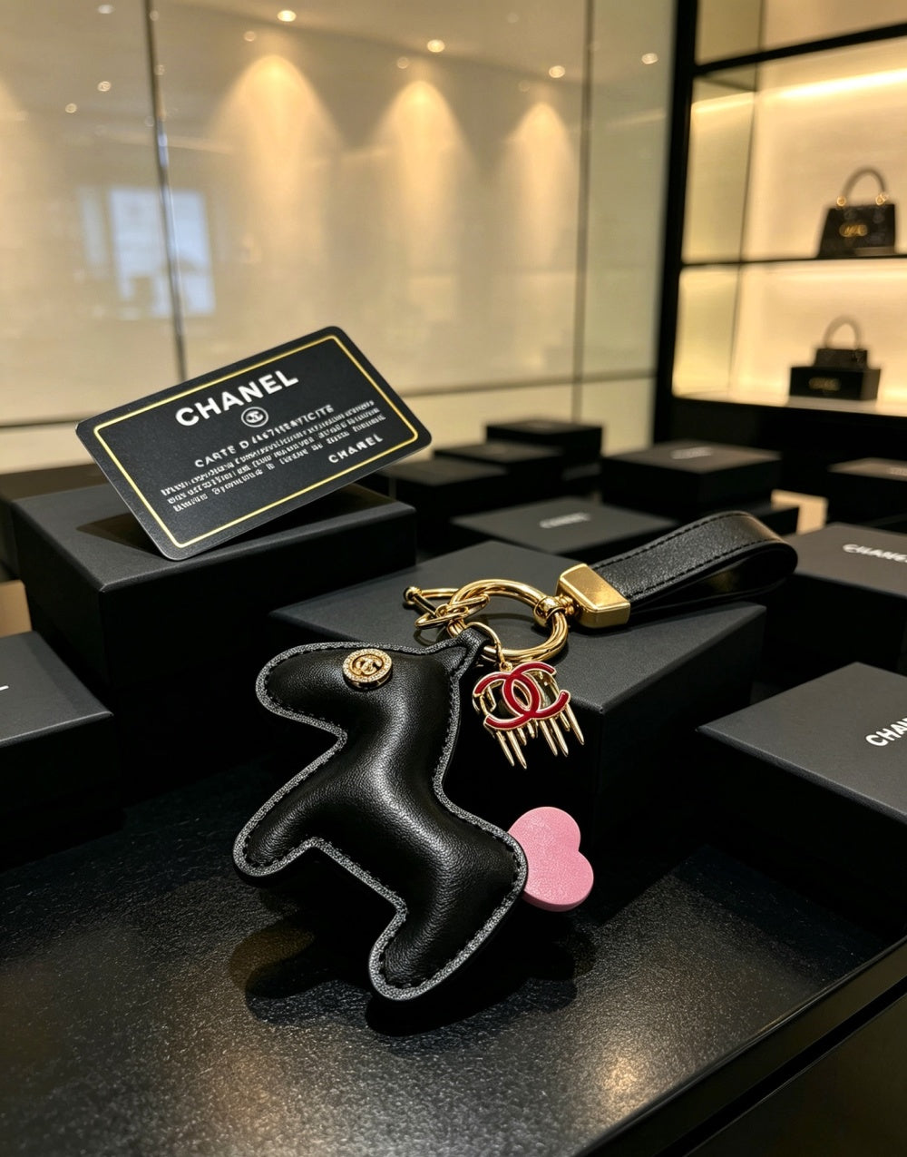Chanel Vintage Keychain