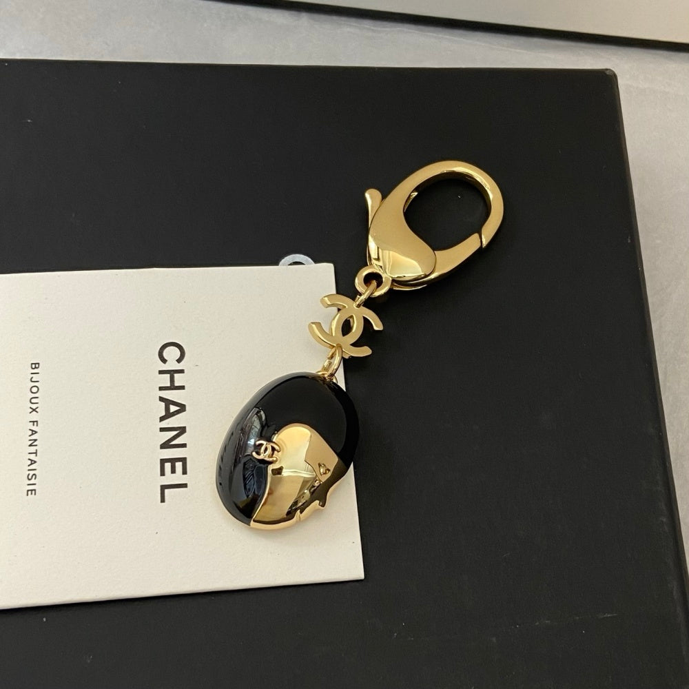 Chanel Enamel Vintage Keychain