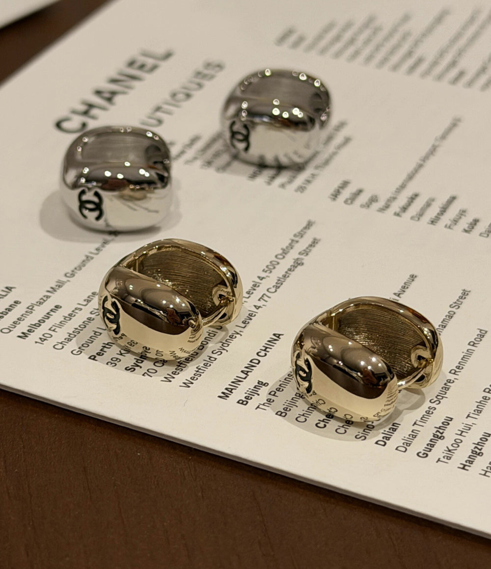 Chanel Double C Earrings